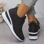 Sparkly Walking Sneakers for Women | Lightweight Fashion Trainers for Everyday Comfort