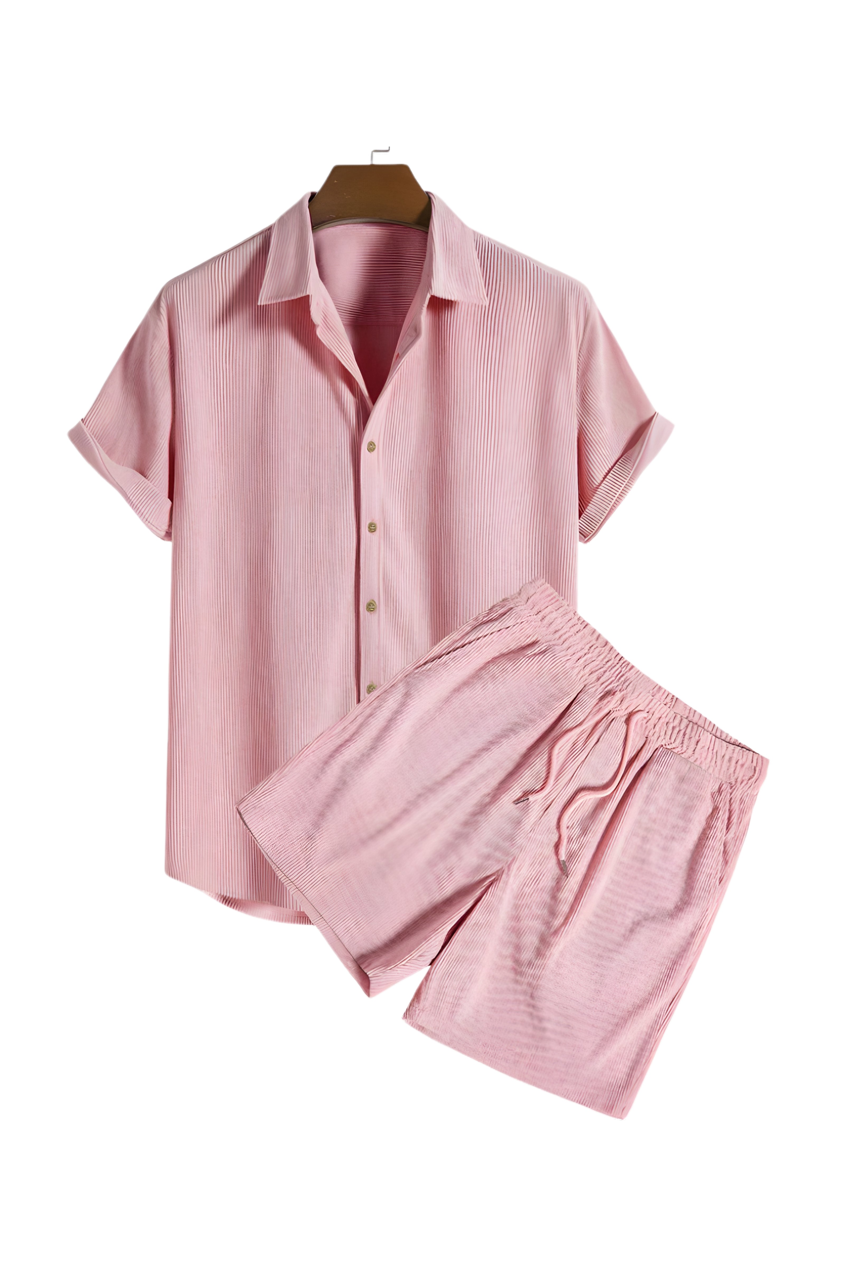 Matching Shirt and Shorts Set | Casual Summer Two-Piece Outfit