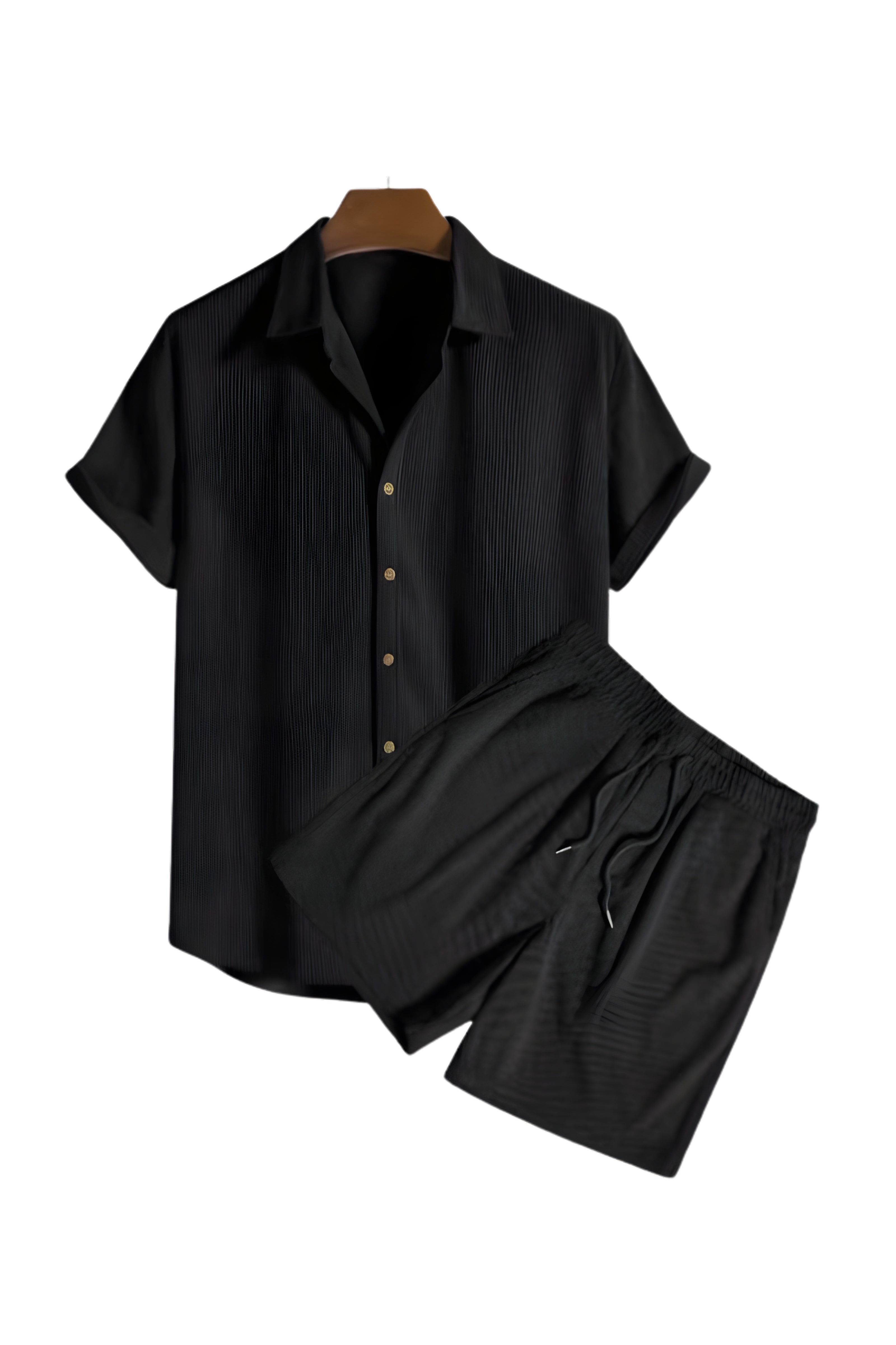 Matching Shirt and Shorts Set | Casual Summer Two-Piece Outfit