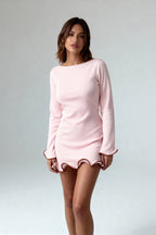 Ruffle Mini Dress For Women | Elegant Date Night Dress
