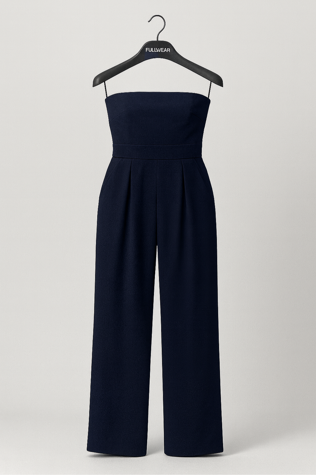 Elegant Strapless Formal Jumpsuit for Women – Wide Leg Jumpsuit | Classy Summer Formal Wear Jumpsuit with Pockets