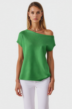 Off Shoulder Top for Women | Summer Knitted Top for Women | Casual Women’s Summer Top