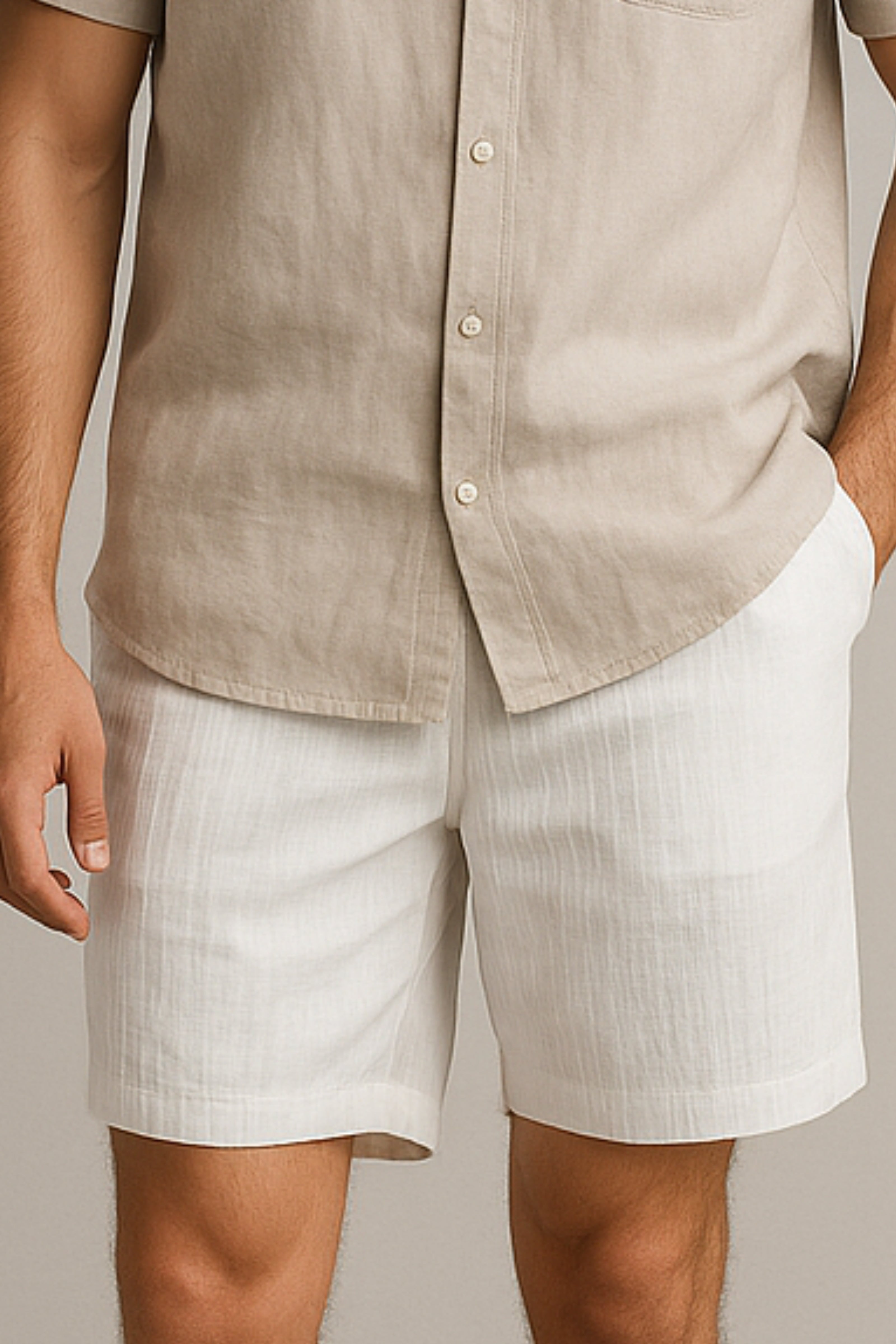 Men’s Cotton Linen Shorts | Shorts for Summer | Cotton Shorts Men