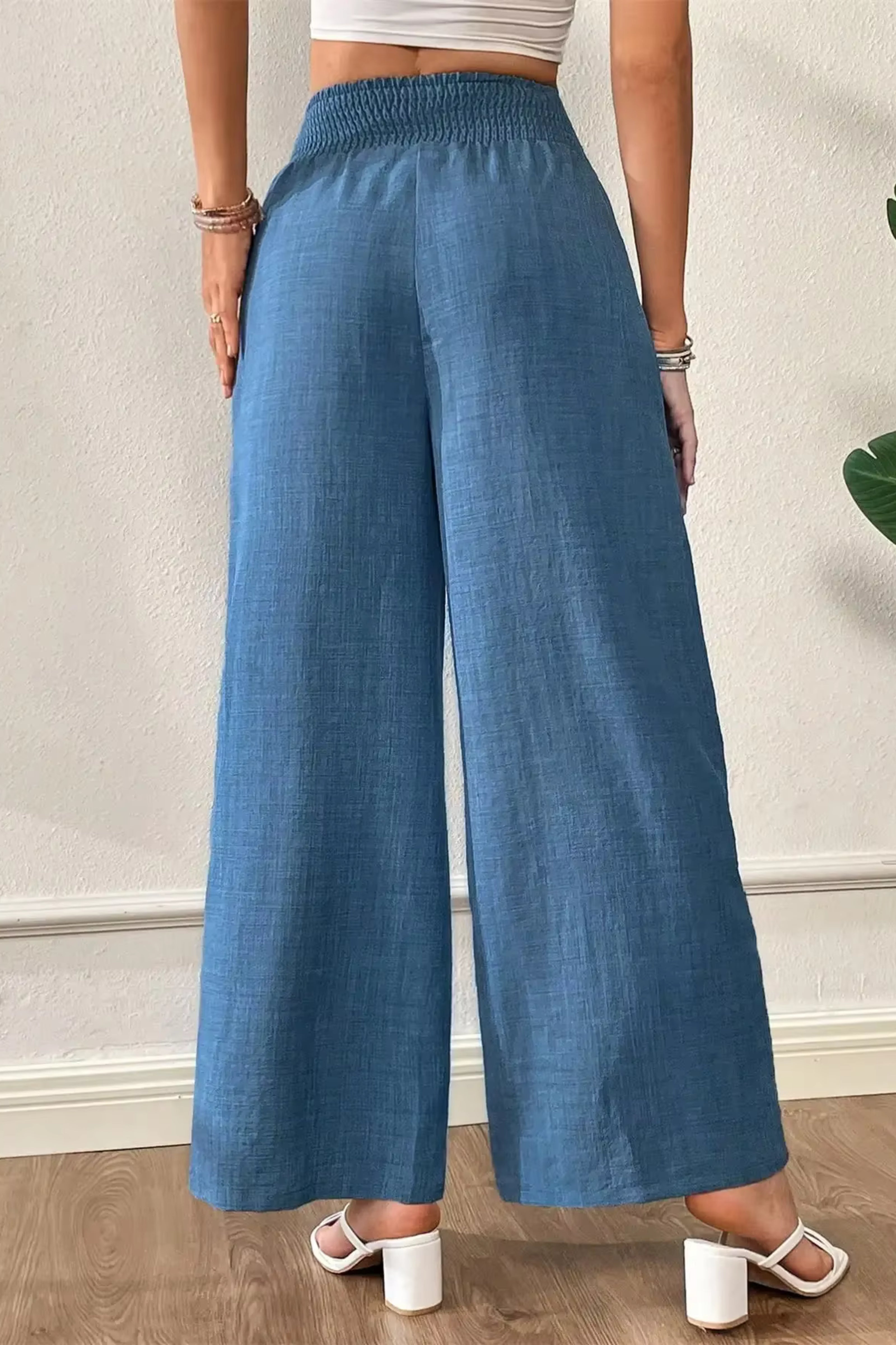 Women’s High Waisted Wide Leg Summer Pants | Stylish & Comfortable Ladies Pants