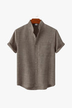 Men’s Short Sleeve Cotton Shirt | Short Sleeve Shirts Men