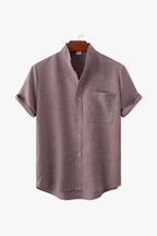 Men’s Short Sleeve Cotton Shirt | Short Sleeve Shirts Men