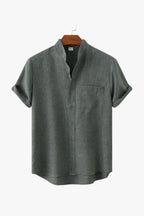 Men’s Short Sleeve Cotton Shirt | Short Sleeve Shirts Men