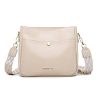 Black Leather Crossbody Bag for Women | Leather Cross Over Purse with Adjustable Strap