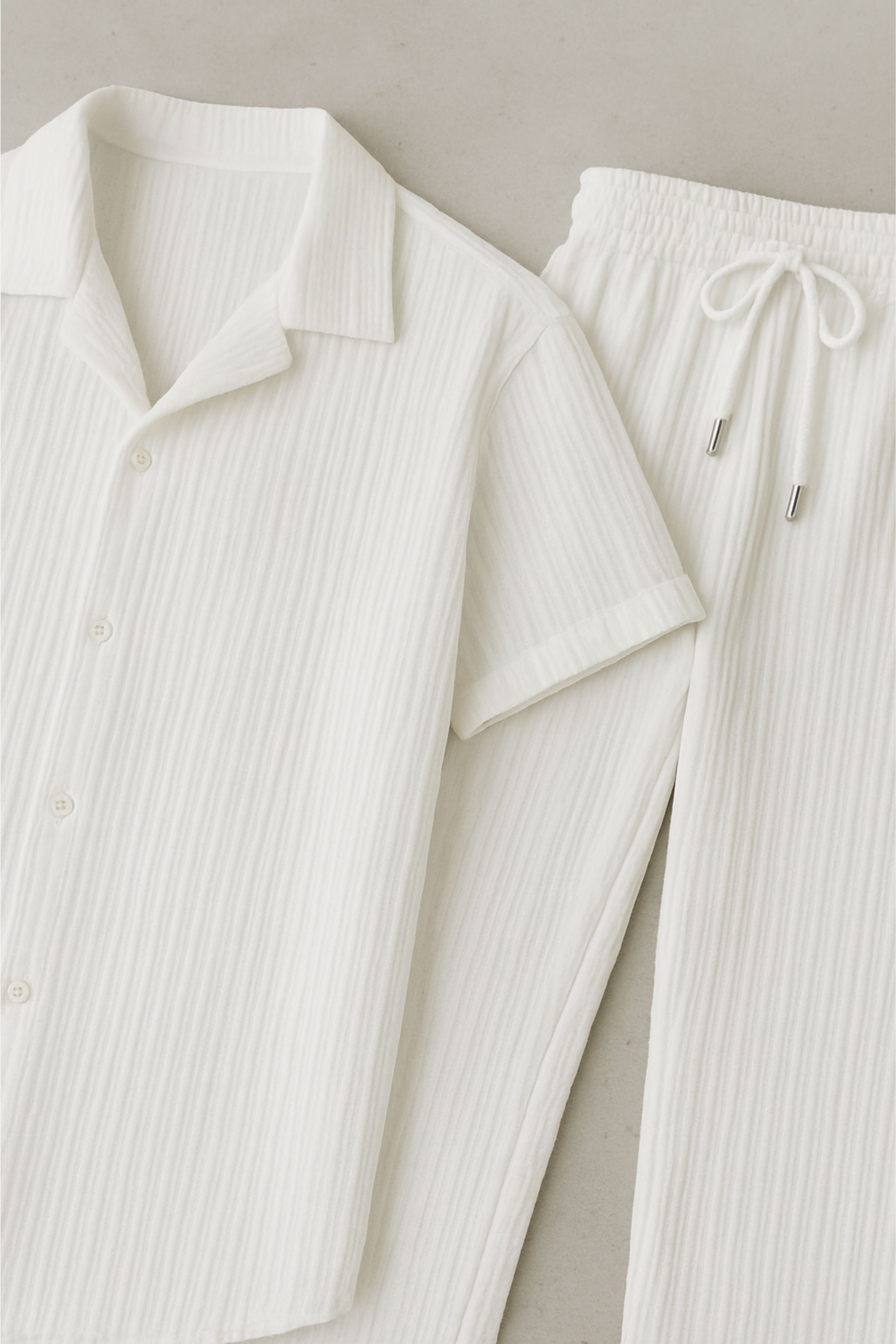 Men’s Two Piece Outfit | Short Sleeve Shirt and Pants