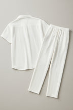 Men’s Two Piece Outfit | Short Sleeve Shirt and Pants