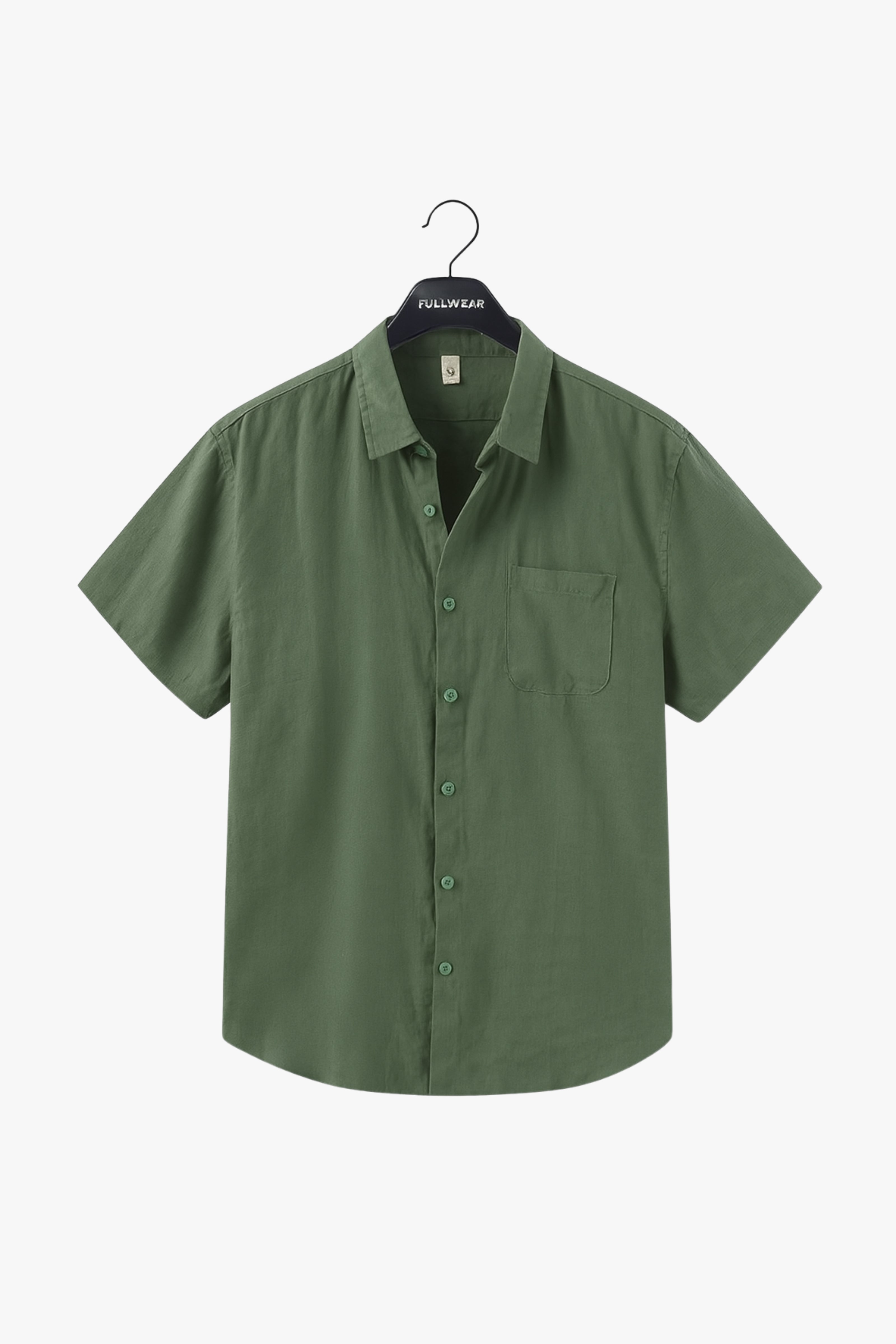 Men’s Premium Linen Short Sleeve Shirt | Breathable Summer Linen Button Up Shirt