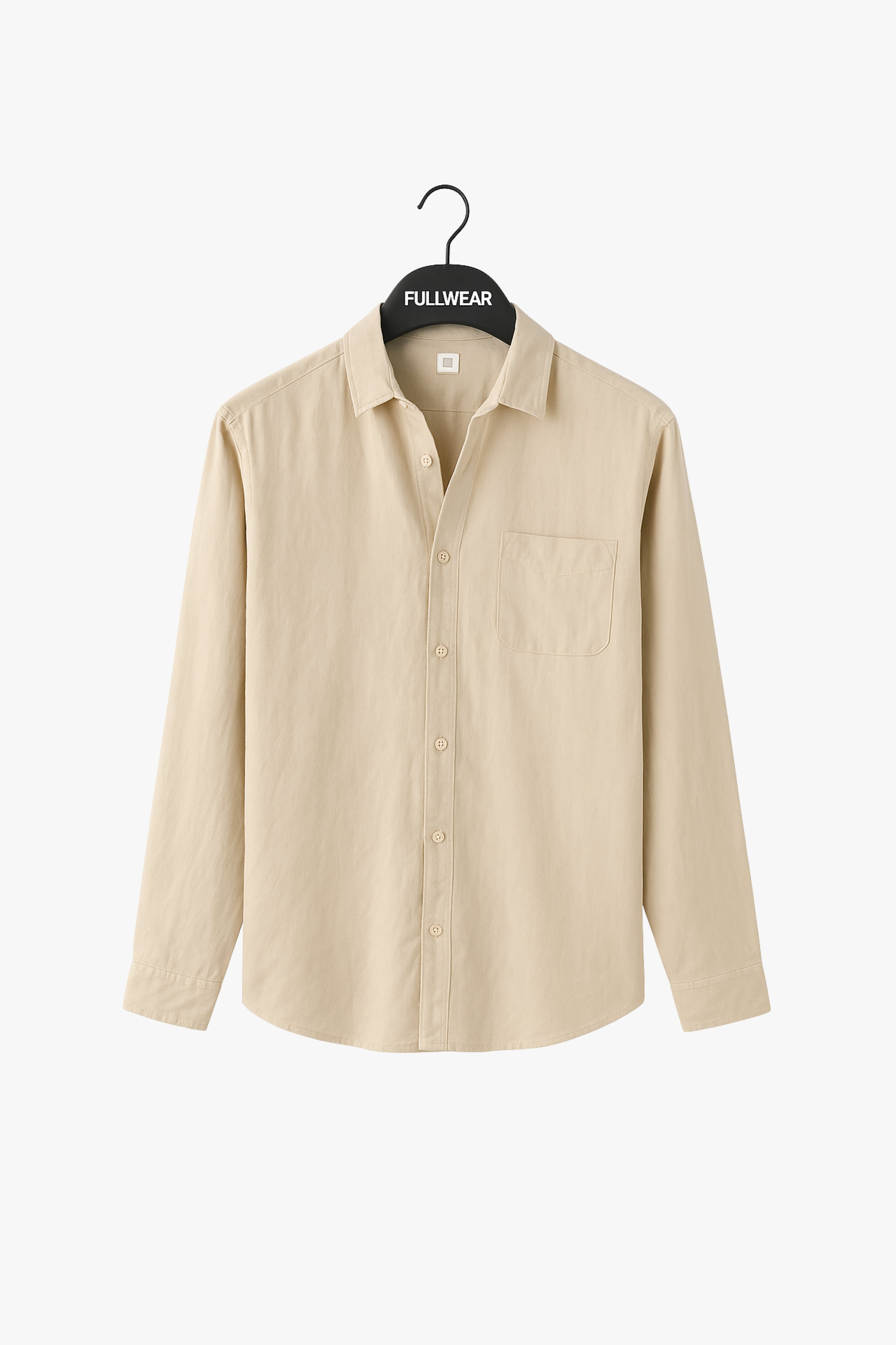 Men’s Linen Shirt | Natural Linen, Breathable Long Sleeve Summer Shirt