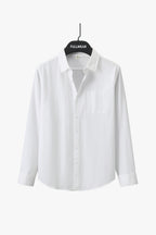Men’s Linen Shirt | Natural Linen, Breathable Long Sleeve Summer Shirt