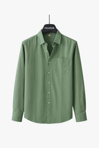 Men’s Linen Shirt | Natural Linen, Breathable Long Sleeve Summer Shirt