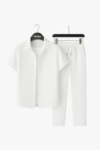 Men’s Two Piece Outfit | Short Sleeve Shirt and Pants