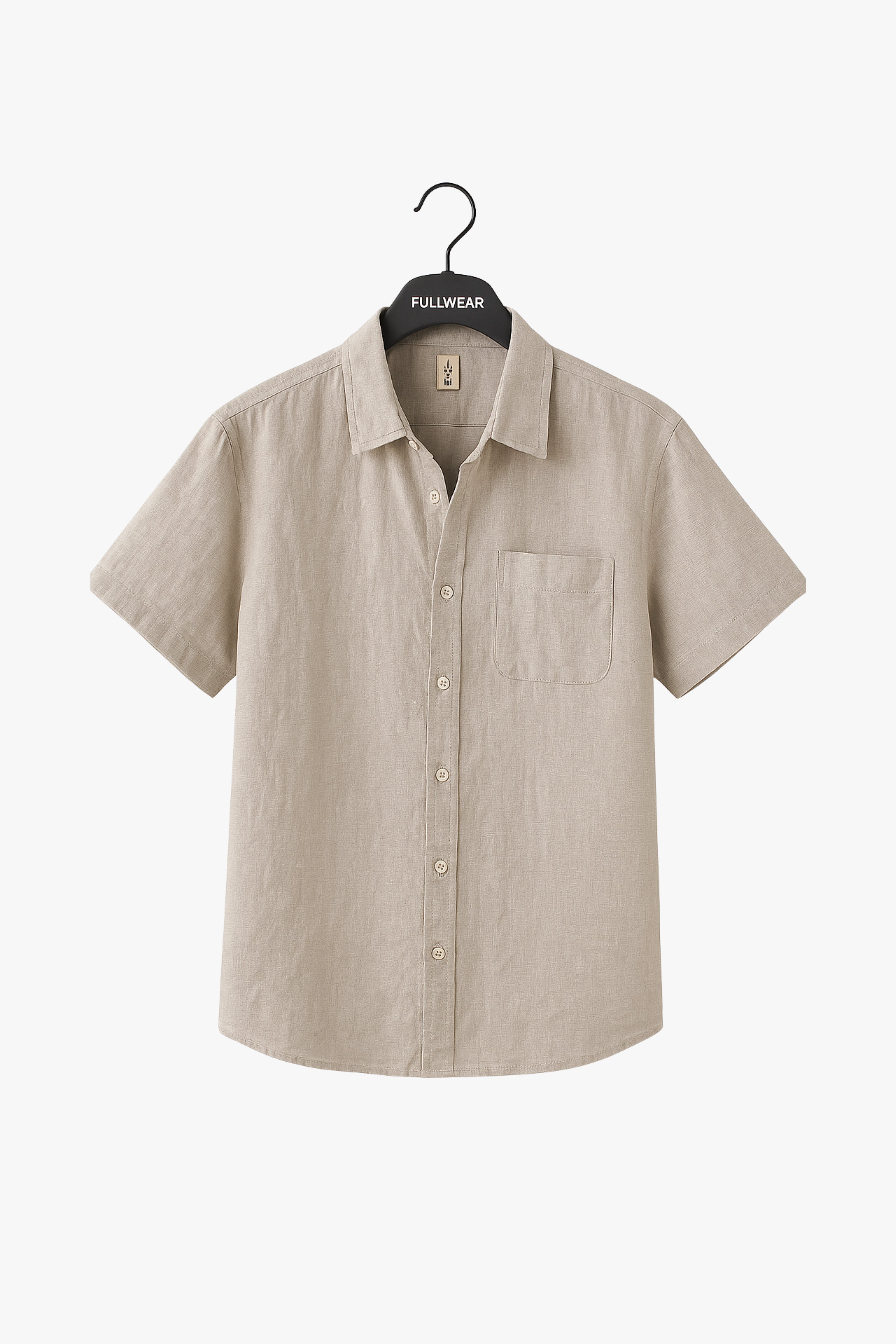 Men’s Premium Linen Short Sleeve Shirt | Breathable Summer Linen Button Up Shirt