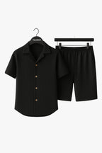 Men’s Co-Ord Set | Two-Piece Outfit | Short Sleeve Shirt and Shorts