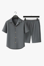 Men’s Co-Ord Set | Two-Piece Outfit | Short Sleeve Shirt and Shorts