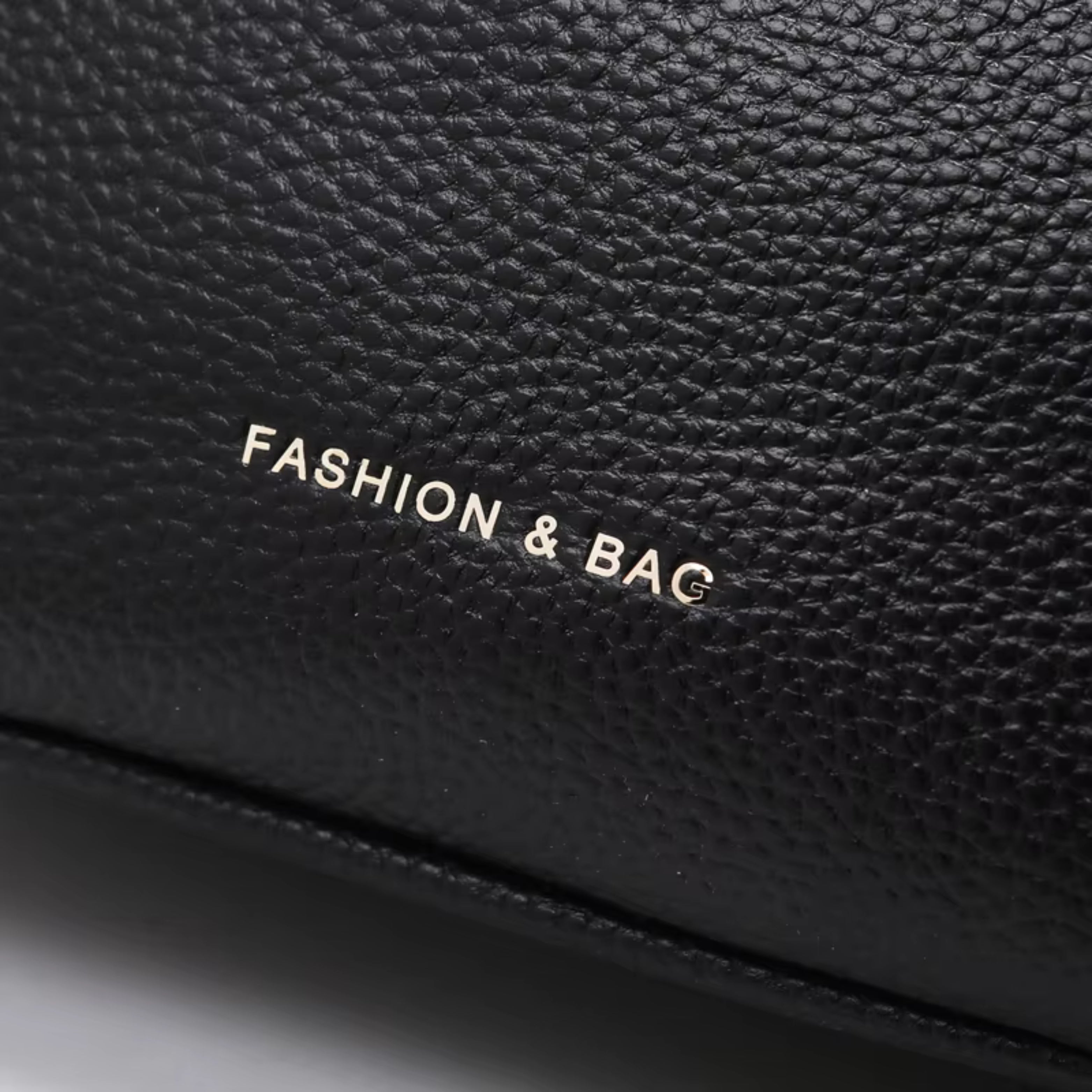 Black Leather Crossbody Bag for Women | Leather Cross Over Purse with Adjustable Strap