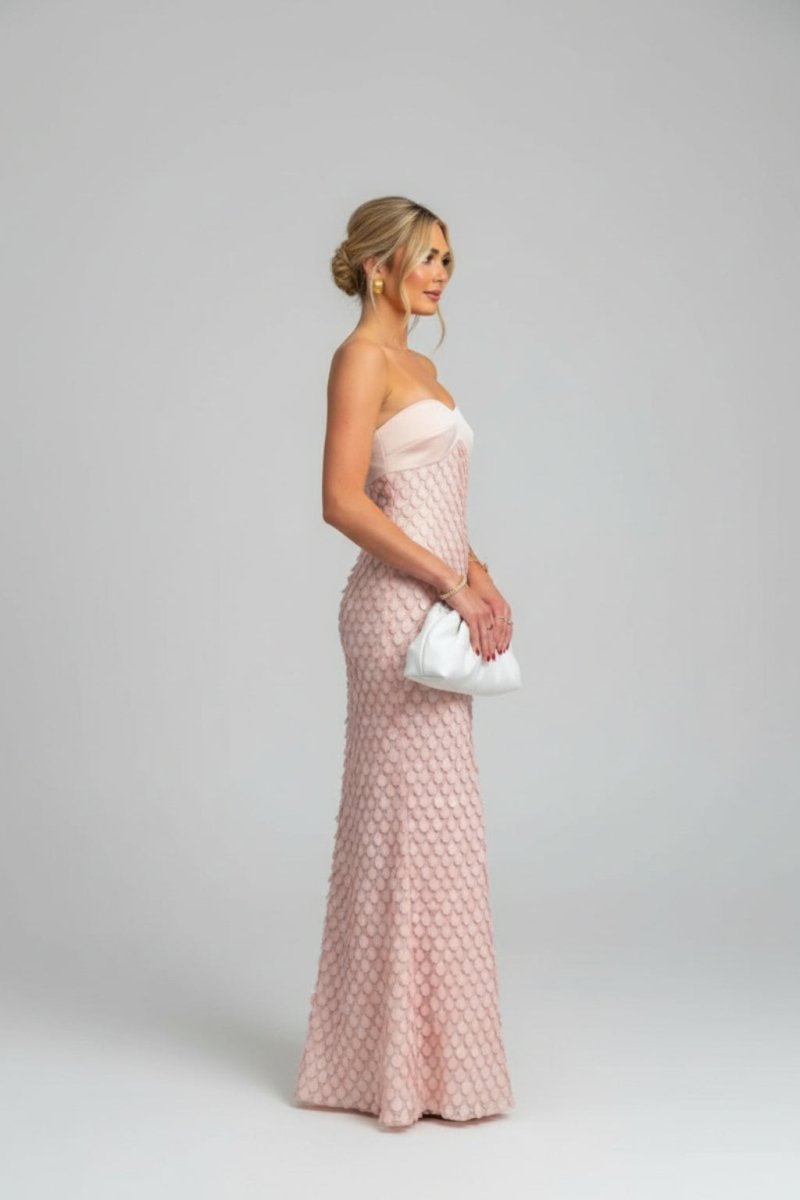 Adele | Elegant Strapless Women Evening Dress - Fullwear