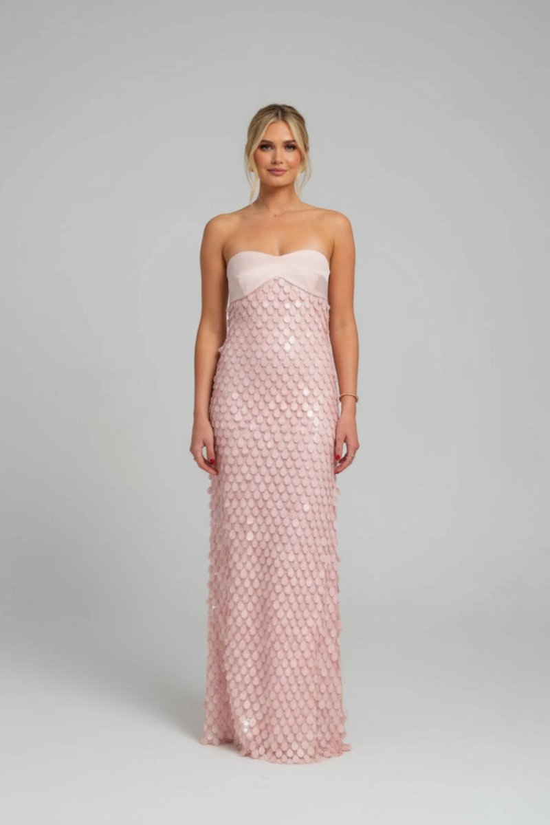 Adele | Elegant Strapless Women Evening Dress - Fullwear