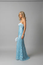 Adele | Elegant Strapless Women Evening Dress - Fullwear