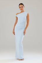 Alicia | Women’s Off Shoulder Fitted Maxi Dress - Fullwear