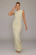 Alicia | Women’s Off Shoulder Fitted Maxi Dress - Fullwear