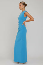 Alicia | Women’s Off Shoulder Fitted Maxi Dress - Fullwear