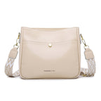 Black Leather Crossbody Bag for Women | Leather Cross Over Purse with Adjustable Strap - Fullwear