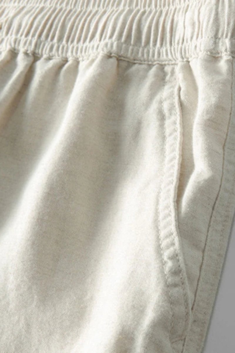 Blue and White Striped Shirt with White Pants | Summer Outfit Men | Men’s Beach Outfit - Fullwear