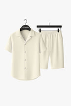 Men’s Co - Ord Set | Two - Piece Outfit | Short Sleeve Shirt and Shorts - Fullwear