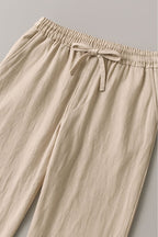 Men’s Cotton Blend Summer Pants | Lightweight Relaxed Fit Trousers - Fullwear