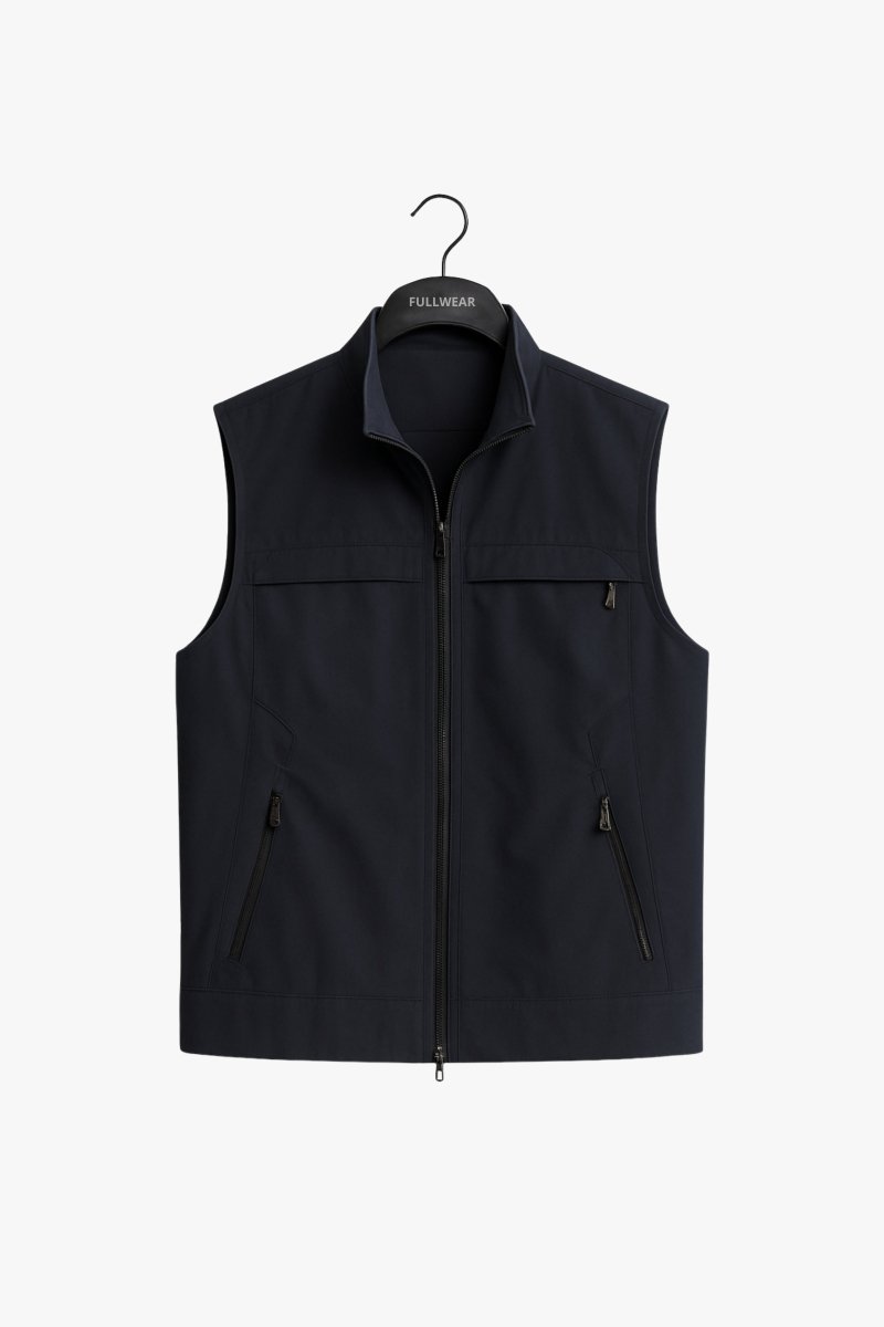 Men’s Lightweight Sleeveless Jacket – Casual Vest for Spring - Fullwear
