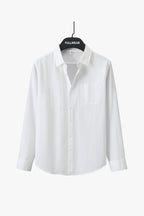 Men’s Linen Shirt | Natural Linen, Breathable Long Sleeve Summer Shirt - Fullwear