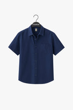 Men’s Premium Linen Short Sleeve Shirt | Breathable Summer Linen Button Up Shirt - Fullwear