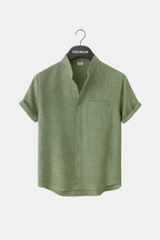 Men’s Short Sleeve Cotton Shirt | Short Sleeve Shirts Men - Fullwear