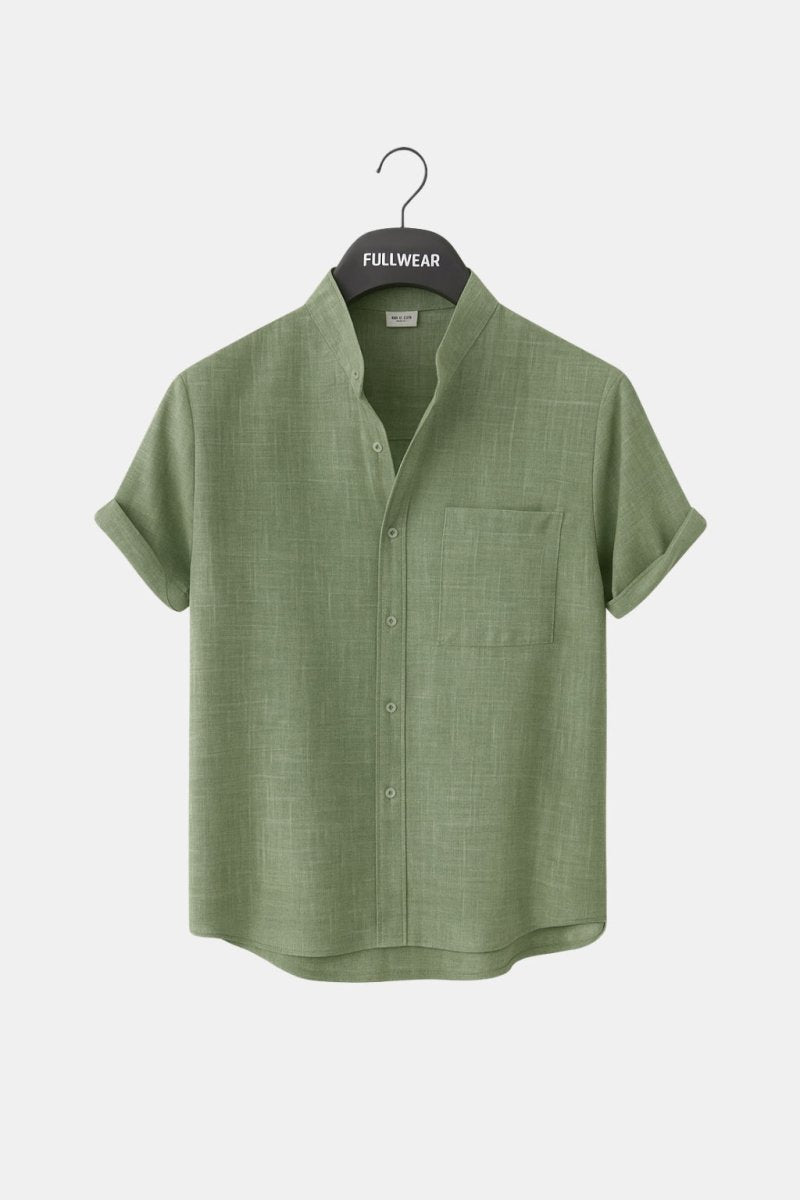 Men’s Short Sleeve Cotton Shirt | Short Sleeve Shirts Men - Fullwear