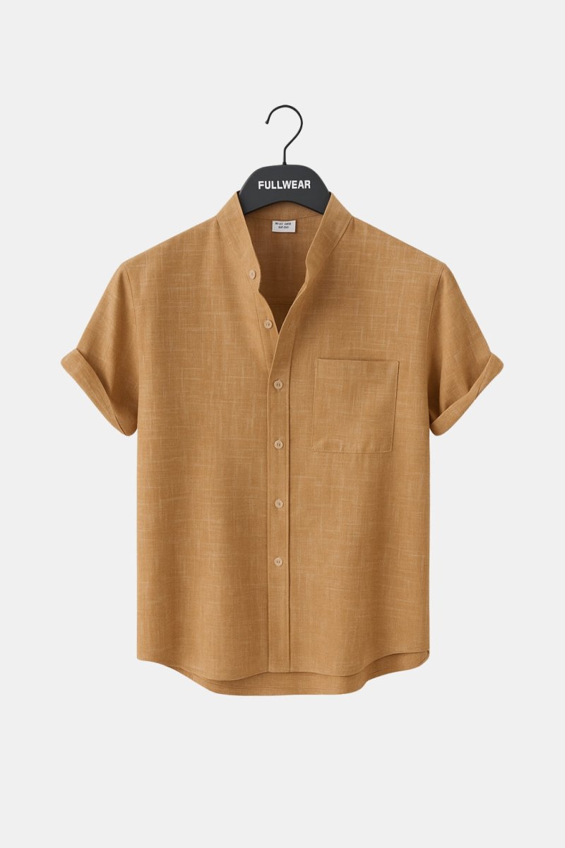 Men’s Short Sleeve Cotton Shirt | Short Sleeve Shirts Men - Fullwear
