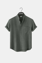 Men’s Short Sleeve Cotton Shirt | Short Sleeve Shirts Men - Fullwear