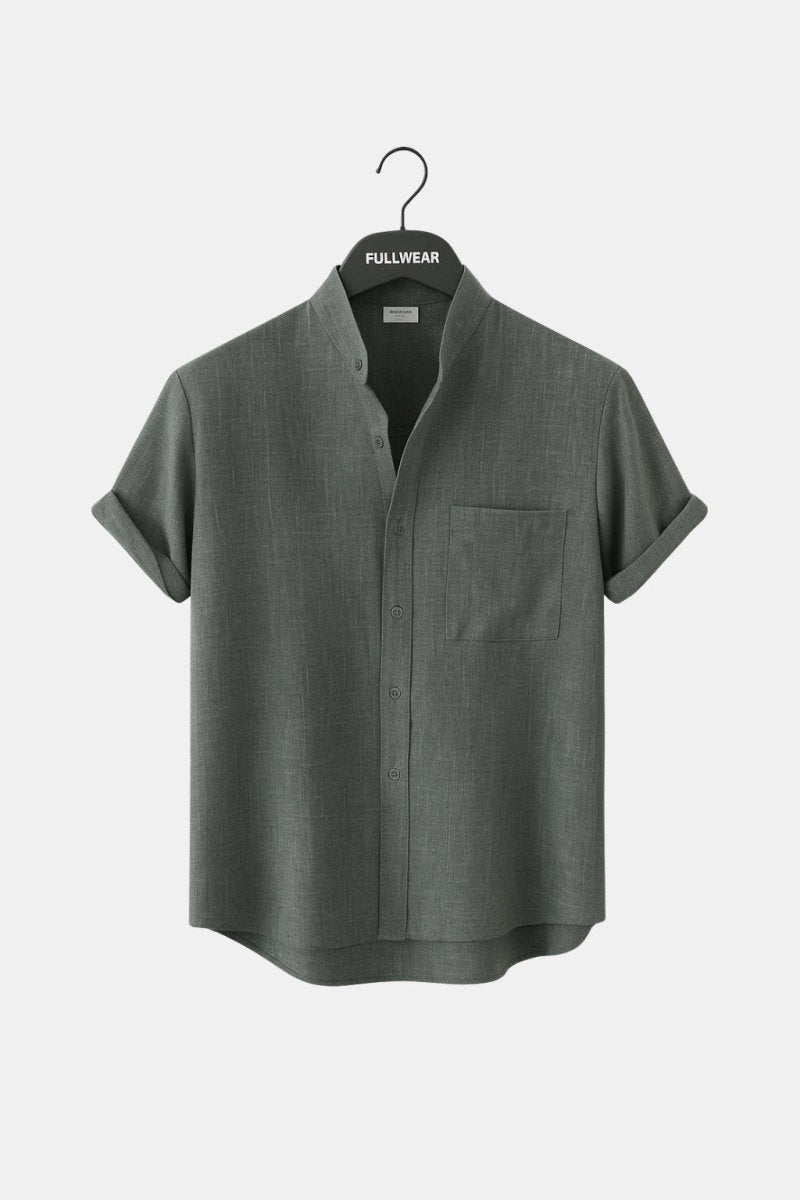 Men’s Short Sleeve Cotton Shirt | Short Sleeve Shirts Men - Fullwear