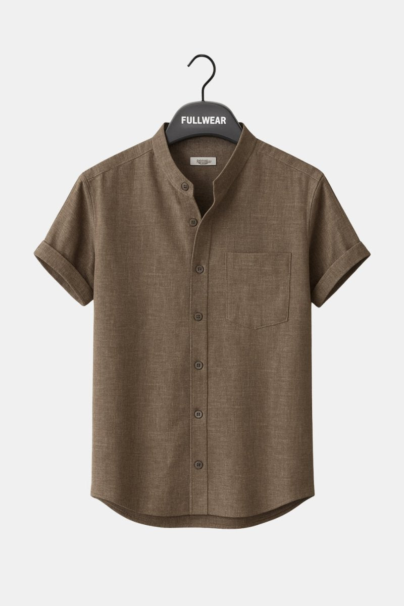Men’s Short Sleeve Cotton Shirt | Short Sleeve Shirts Men - Fullwear