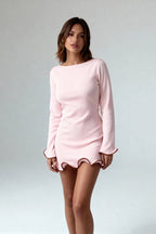 Ruffle Mini Dress For Women | Elegant Date Night Dress - Fullwear
