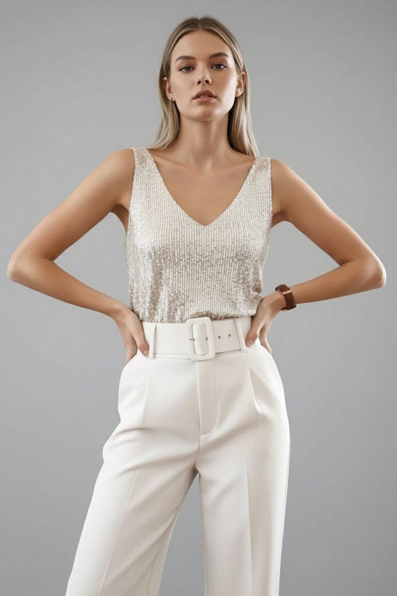 Sequin Top Women | Sparkly Top | Sequin Tops for Women | Glitter Top - Fullwear