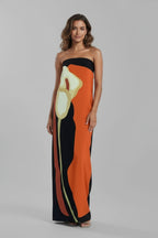 Strapless Maxi Dress for Women | Elegant Maxi Strapless Summer Dress - Fullwear