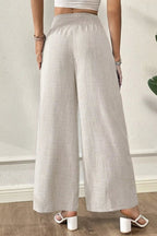 Women’s High Waisted Wide Leg Summer Pants | Stylish & Comfortable Ladies Pants - Fullwear