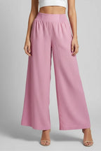 Women’s High Waisted Wide Leg Summer Pants | Stylish & Comfortable Ladies Pants - Fullwear